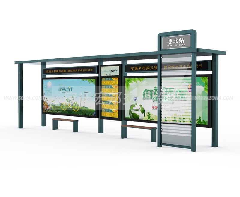 公交候車(chē)亭的舒適與便捷服務(wù)